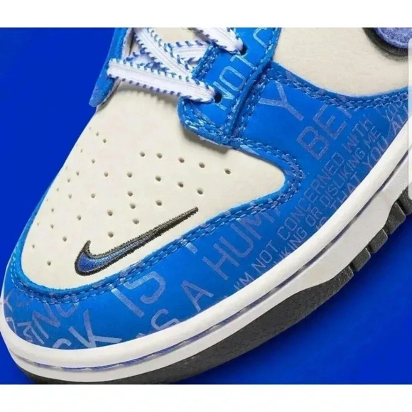 Nike Dunk Men's 9 Womens 10.5 Low Racer Blue 42 JACKIE ROBINSON Brand New in Box - Picture 6 of 12